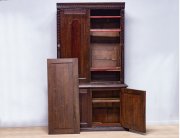 Старинный кабинетный книжный шкаф