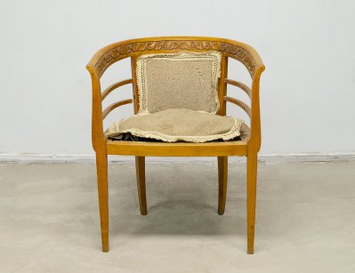 Антикварное кресло фабрики Мельцера, груша