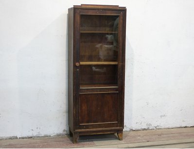 Старинный книжный кабинетный шкаф