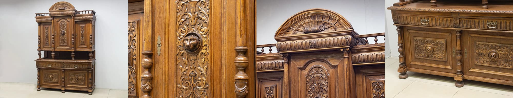 Антикварный буфет на кухне: практичность или музейный экспонат?