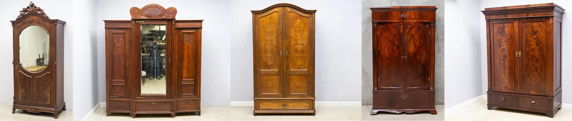 Платяные шкафы 19-20 века: история, стили и особенности конструкции