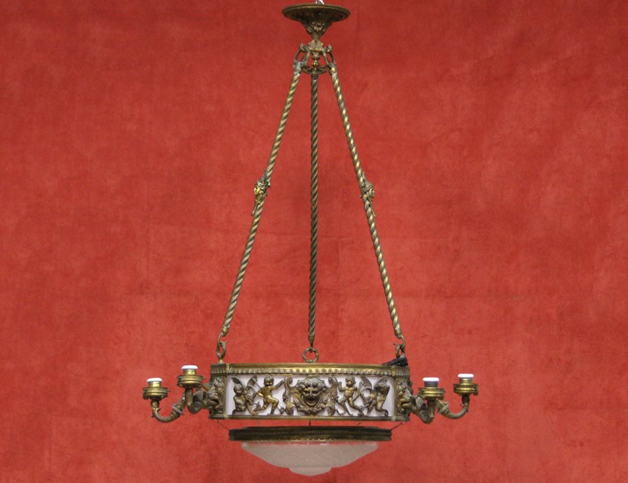 Большая люстра неоренессанс, 19 век