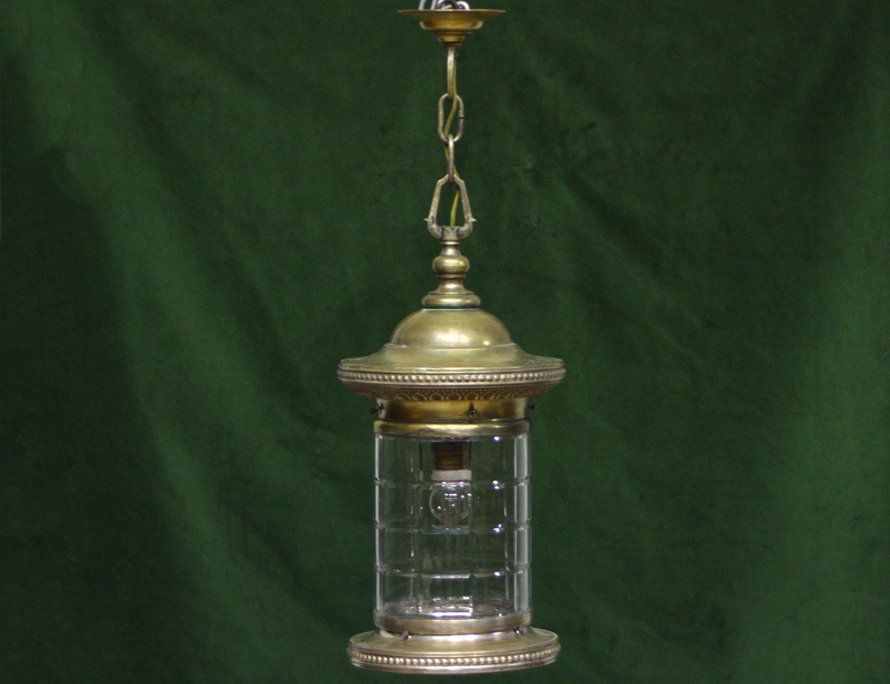 Старинный подвесной светильник-фонарь