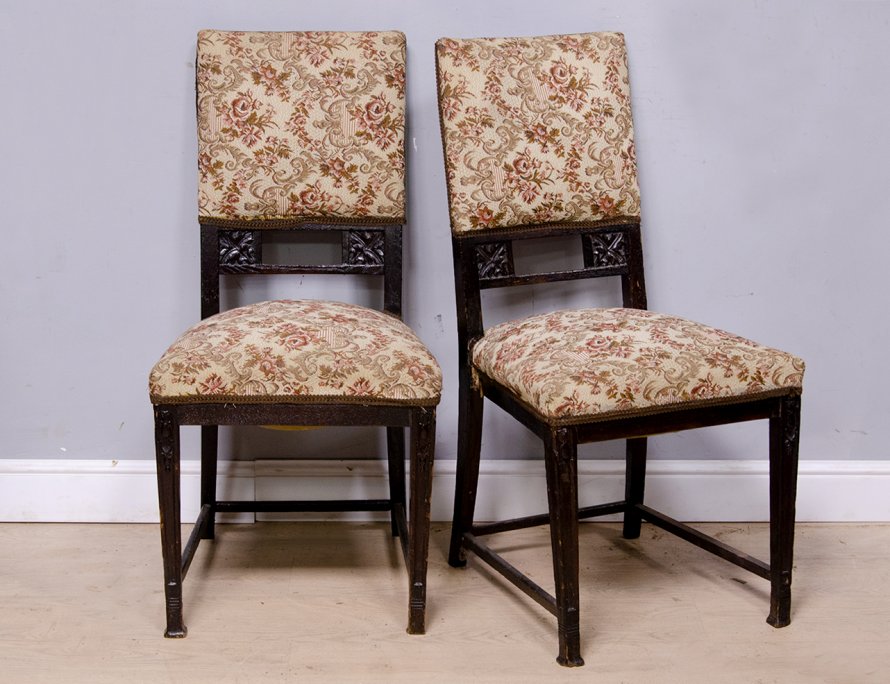 Пара антикварных стульев модерн