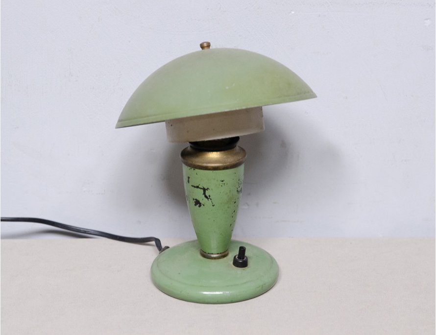 Винтажная лампа гриб