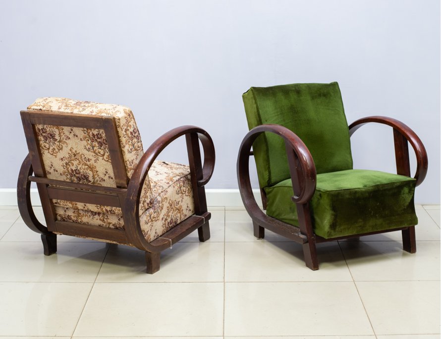 Старинные дубовые кресла