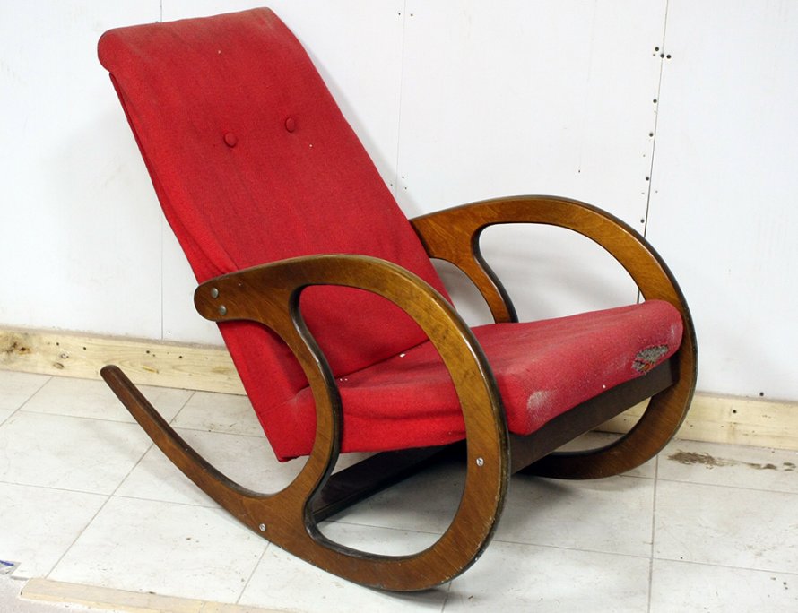 Винтажная кресло-качалка