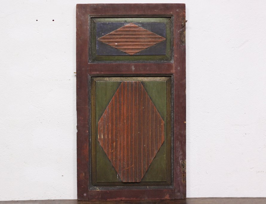 Расписная дверка от крестьянского шкафа