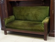 Антикварный дубовый диван-купе