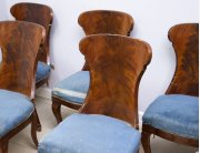 Гарнитур антикварных стульев красного дерева