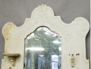 Антикварный мраморный верх с зеркалом