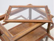 Антикварный сервировочный стол с подносом