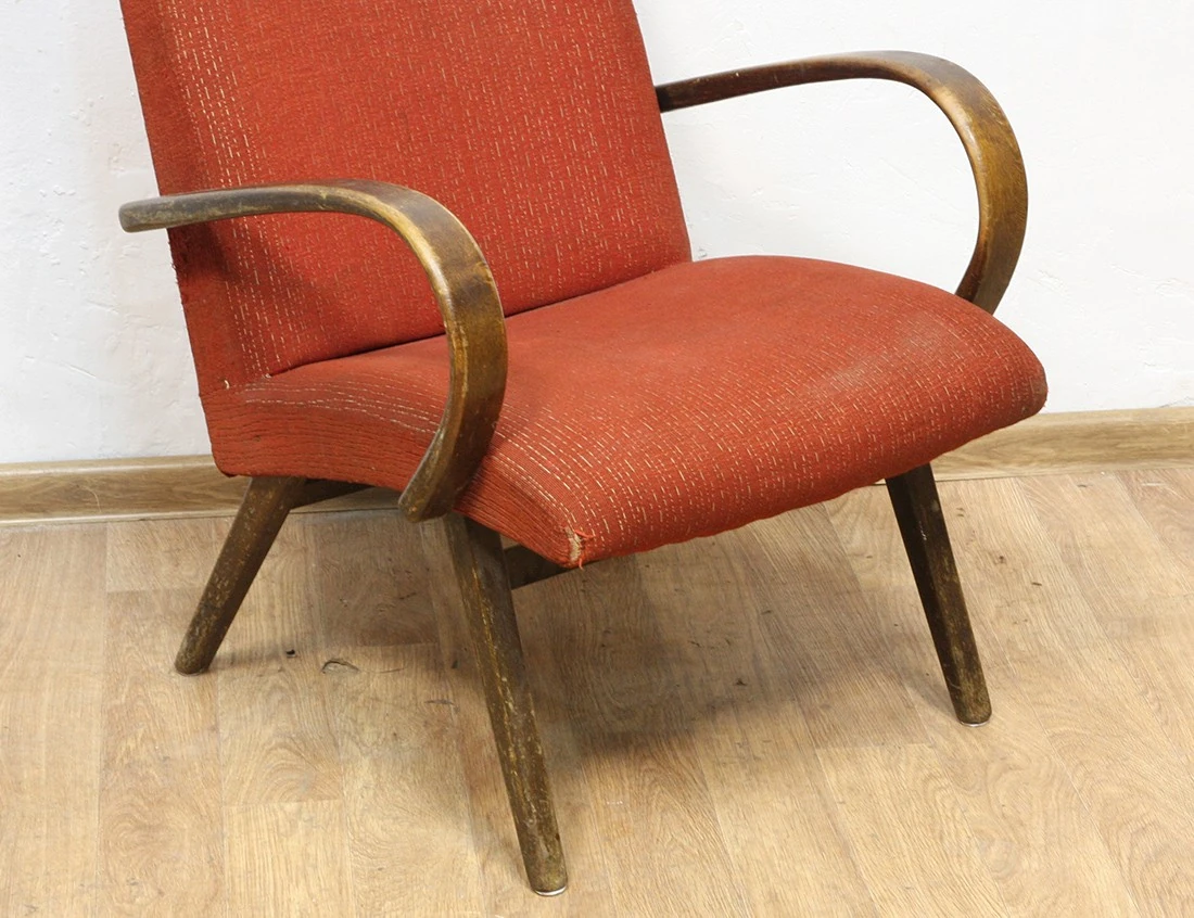 Реставрация кресла фибрики Ton