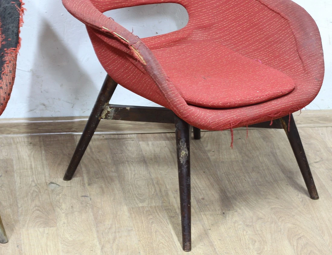 Реставрация кресел ракушек