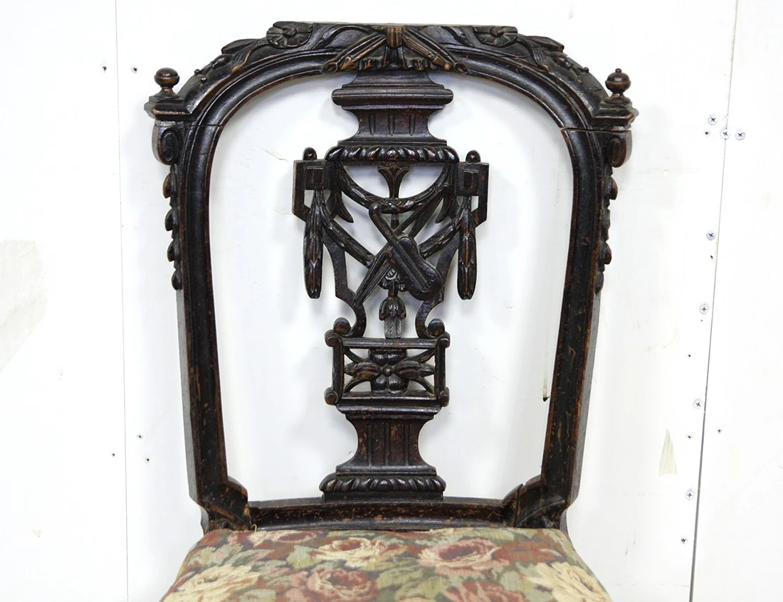 Реставрация антикварного стула 19 века