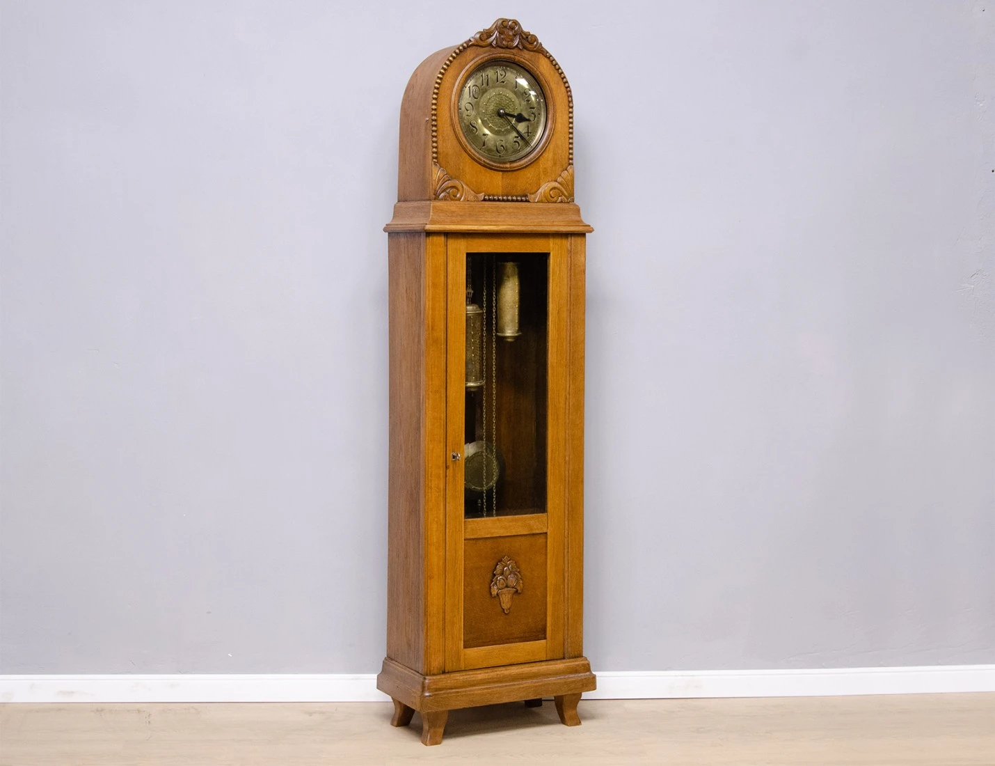 Реставрация антикварных напольных часов FMS