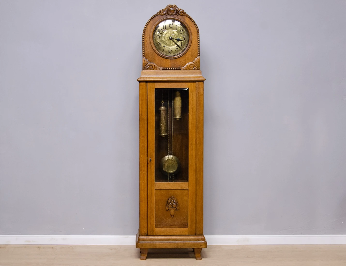 Реставрация антикварных напольных часов FMS