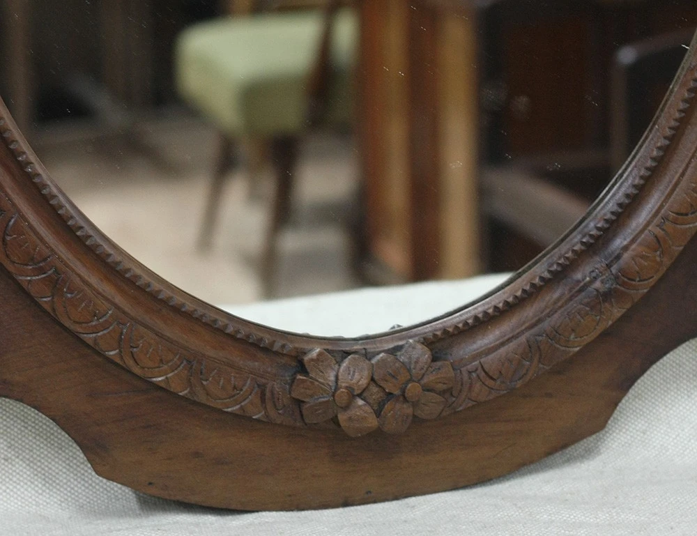 Реставрация небольшого старинного зеркала