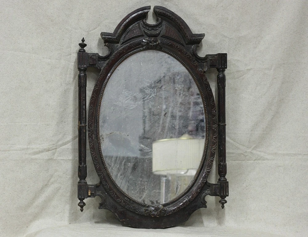 Реставрация небольшого старинного зеркала