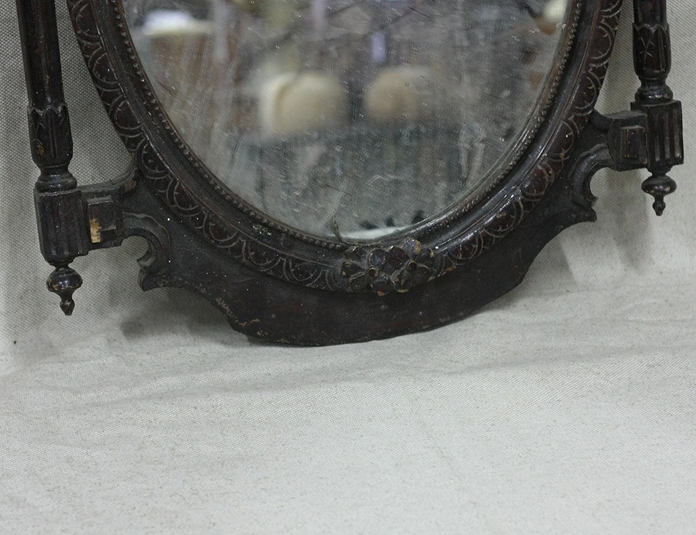 Реставрация небольшого старинного зеркала