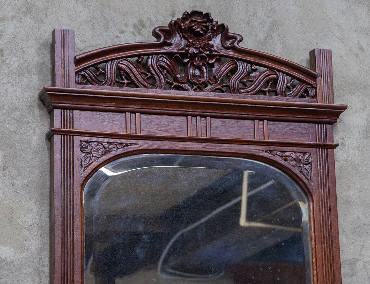 Реставрация простеночного зеркала в стиле модерн