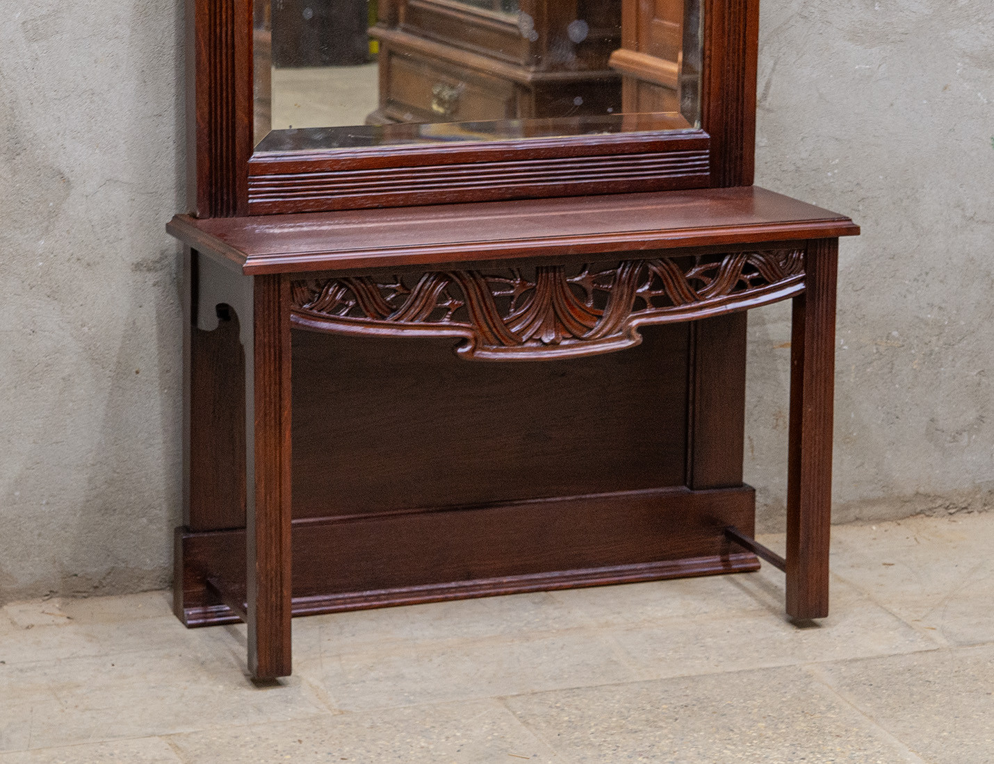 Реставрация простеночного зеркала в стиле модерн