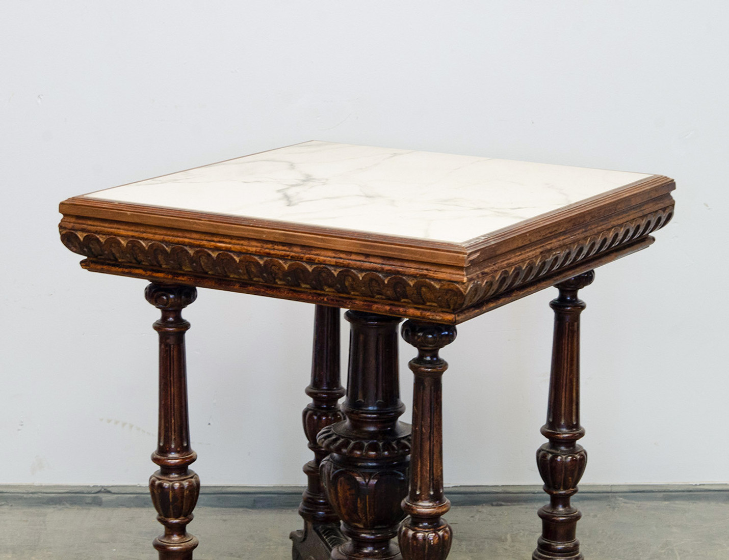 Реставрация антикварного ломберного стола 19 века