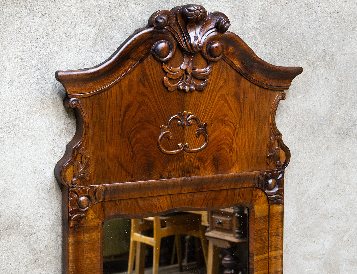 Реставрация антикварного зеркала 19 века