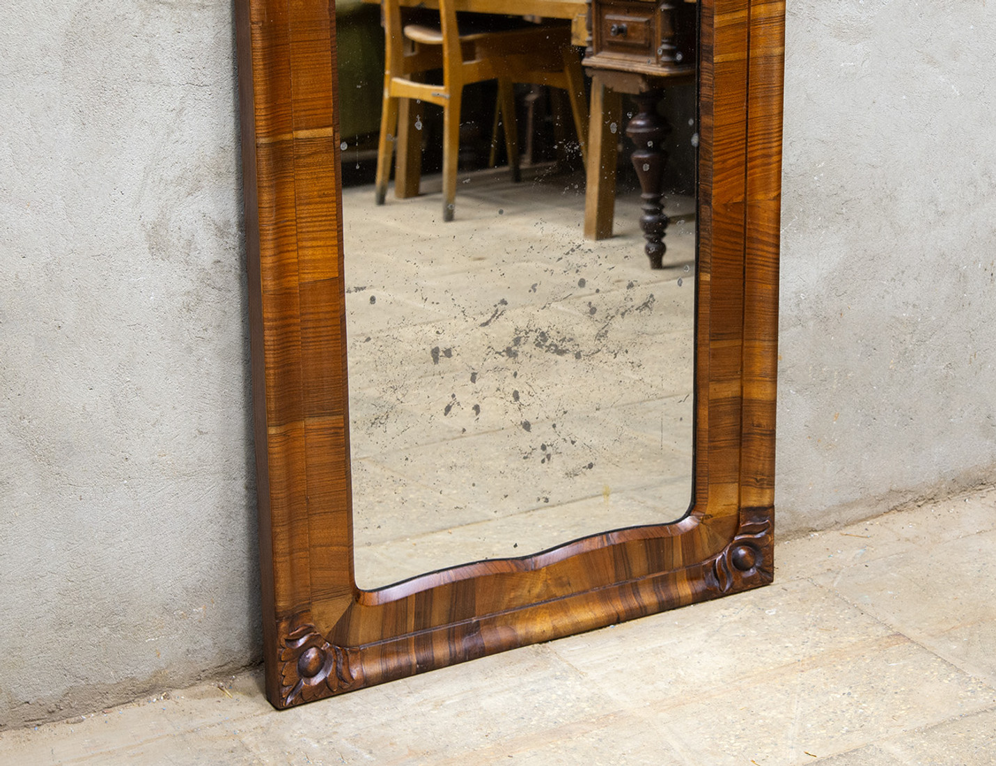 Реставрация антикварного зеркала 19 века