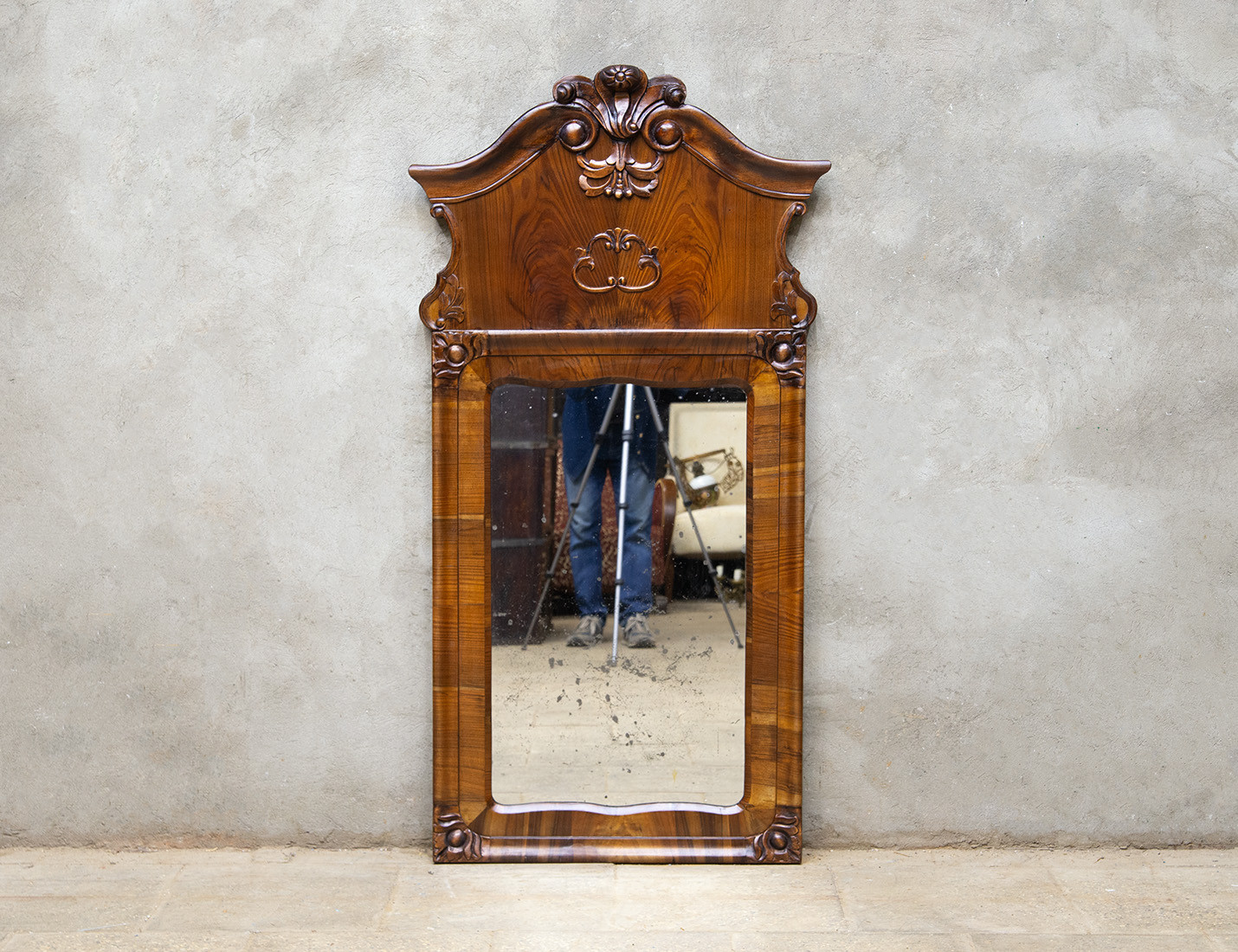 Реставрация антикварного зеркала 19 века