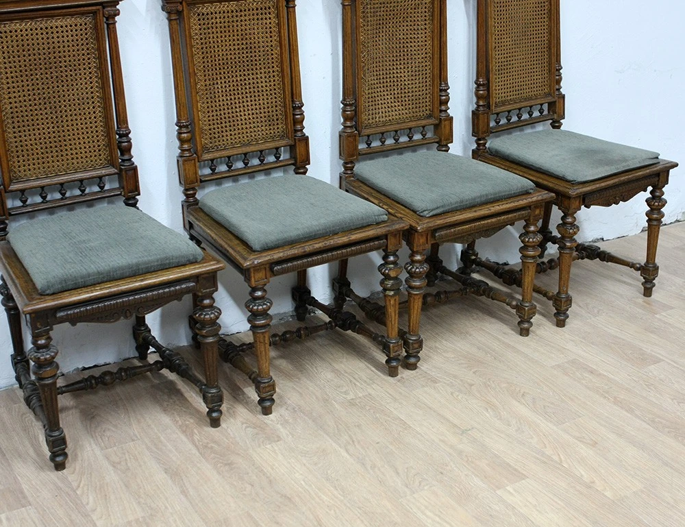 Реставрация дубовых стульев 19 века