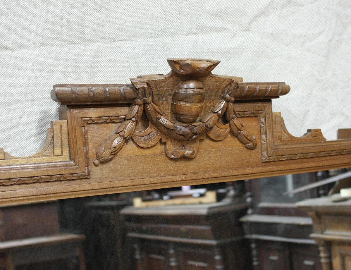 Реставрация антикварного настенного зеркала