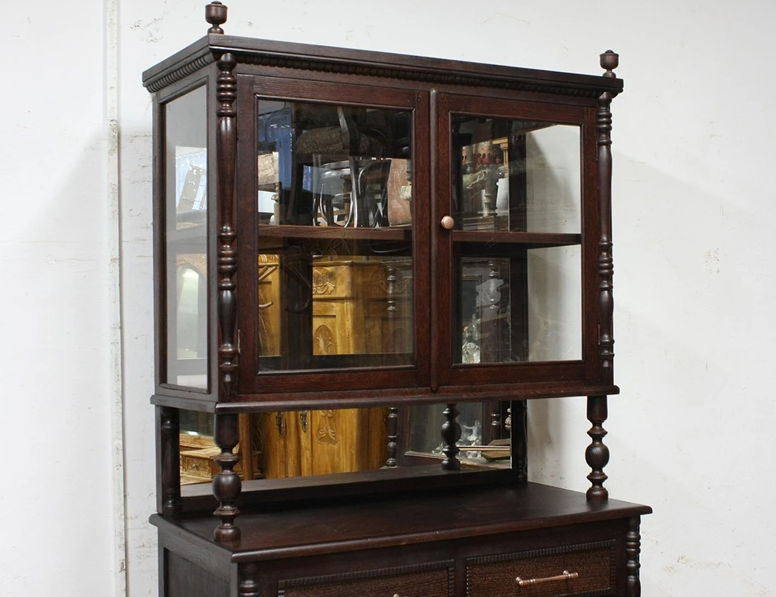 Реставрация старинной дубовой горки