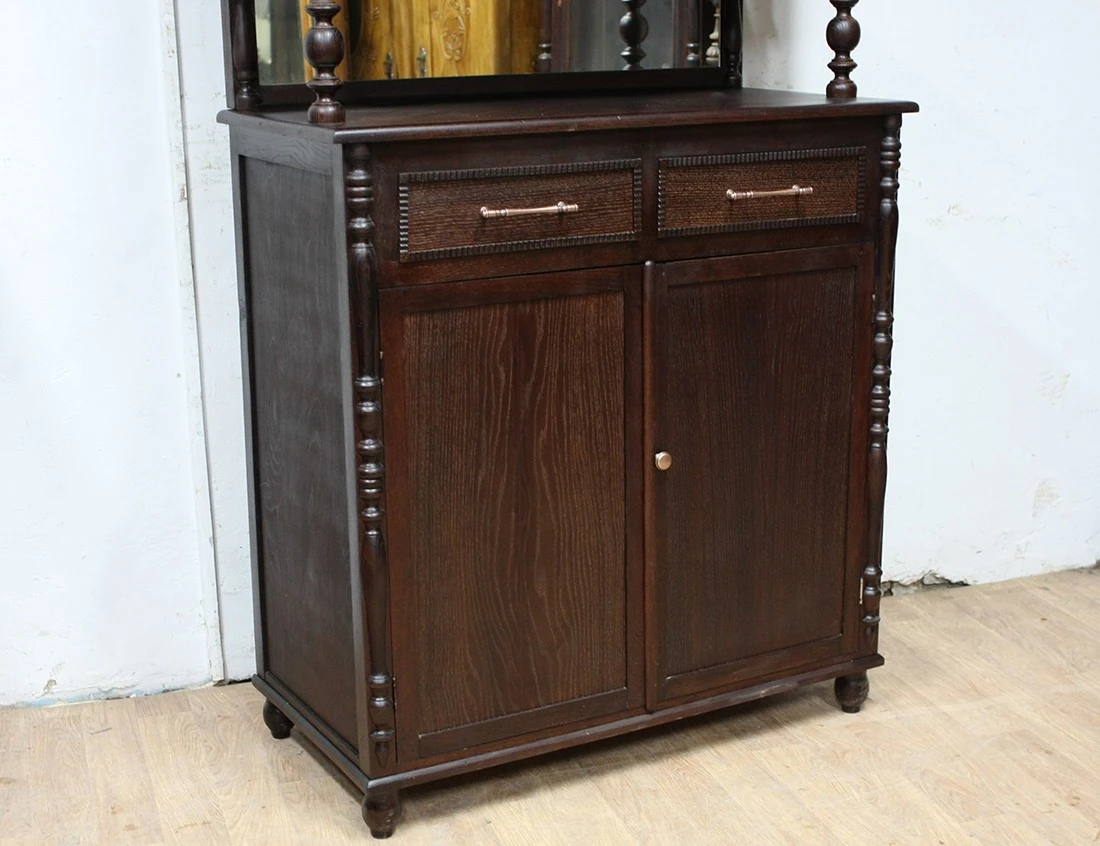 Реставрация старинной дубовой горки