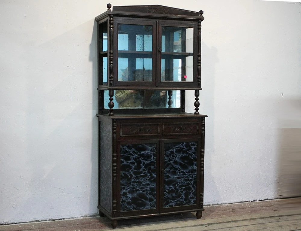 Реставрация старинной дубовой горки