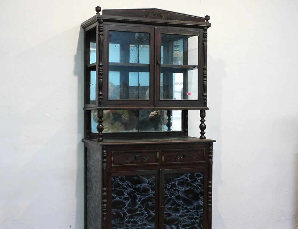 Реставрация старинной дубовой горки