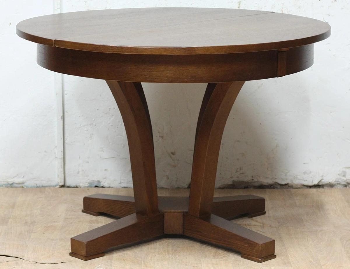 Реставрация круглого обеденного стола