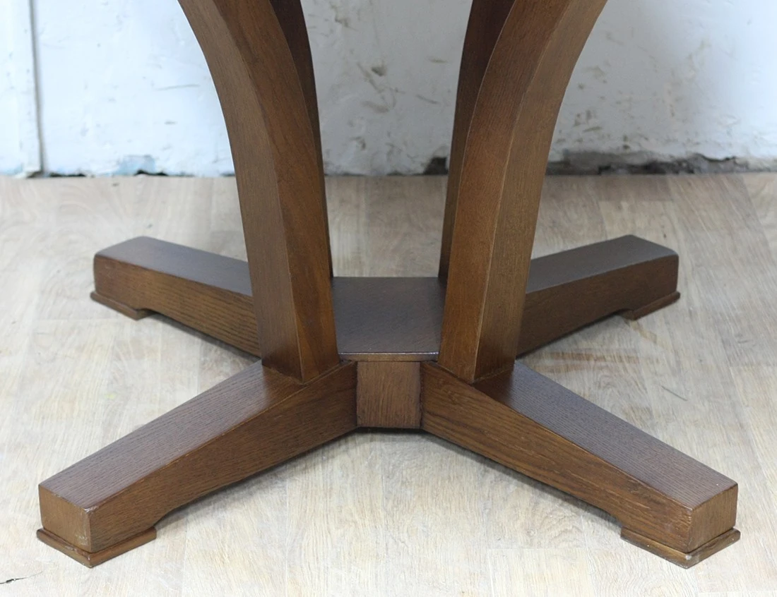 Реставрация круглого обеденного стола