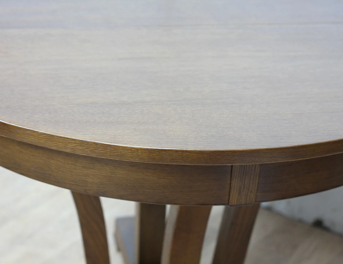 Реставрация круглого обеденного стола