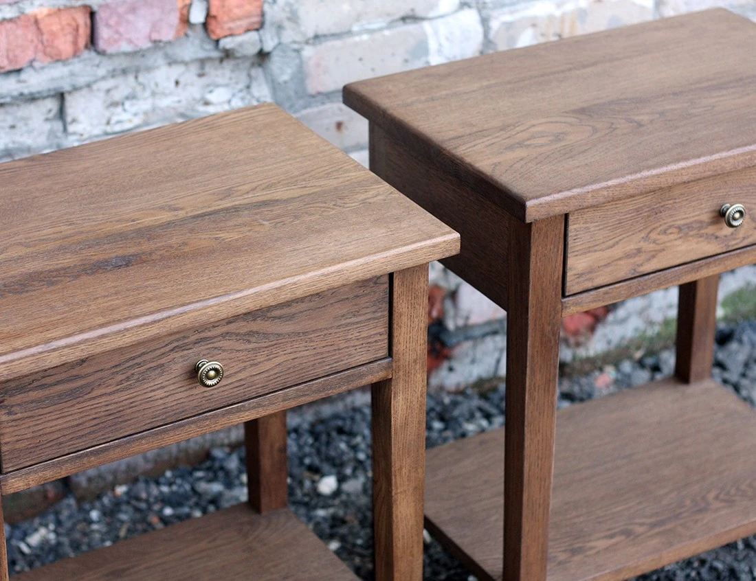 Изготовление дубовых тумб