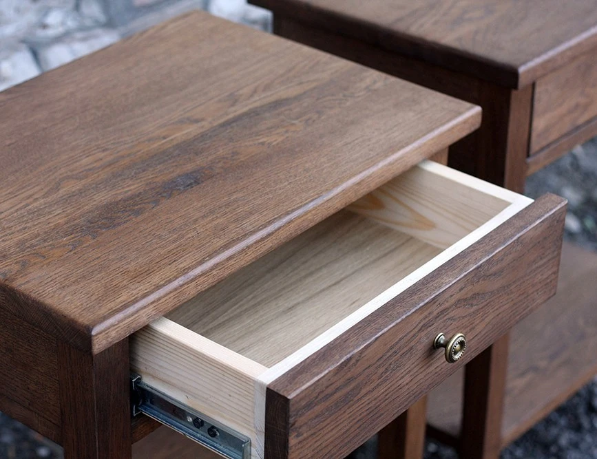Изготовление дубовых тумб