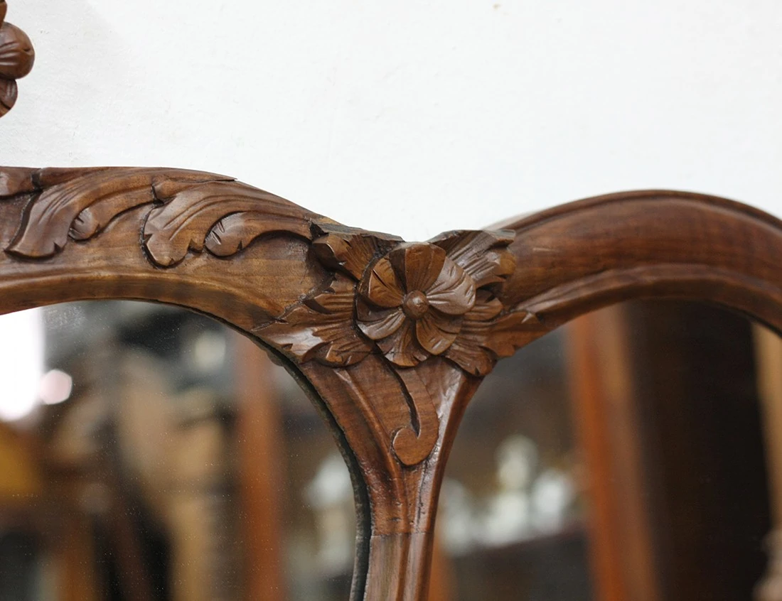 Реставрация настенного зеркала 19 века