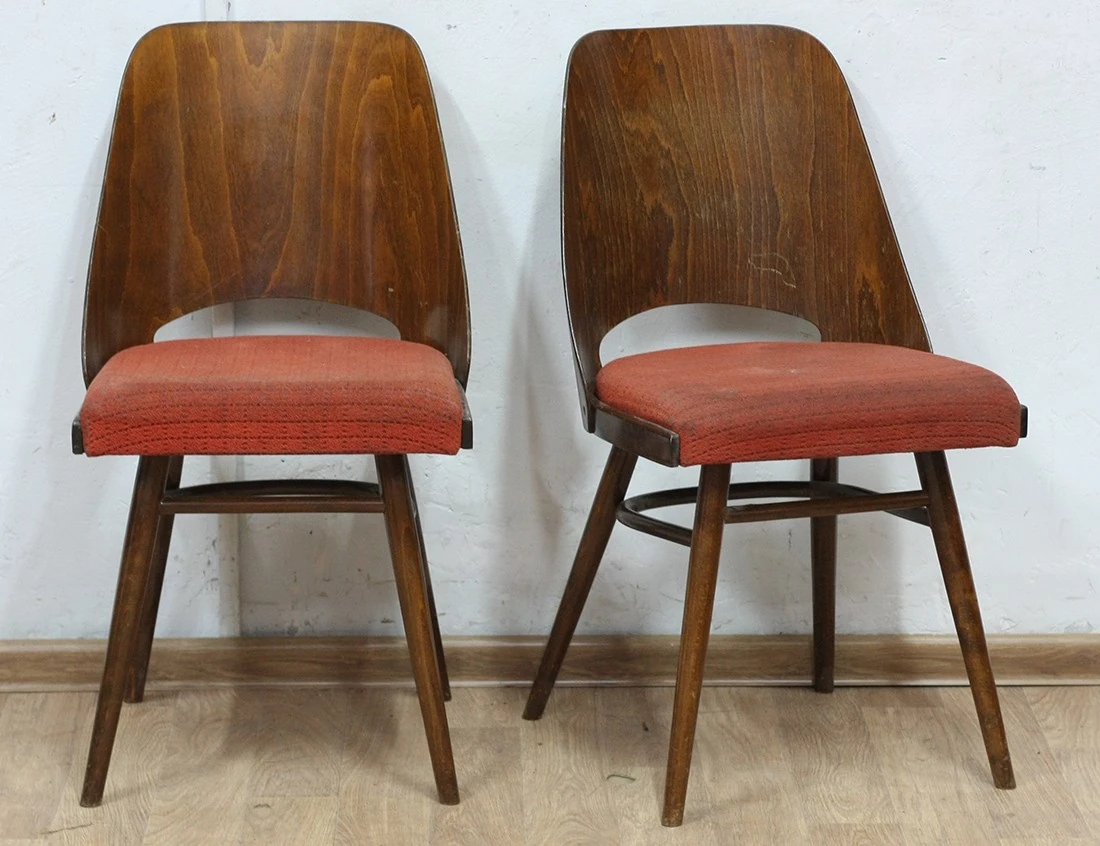 Реставрация пары стульев Ton