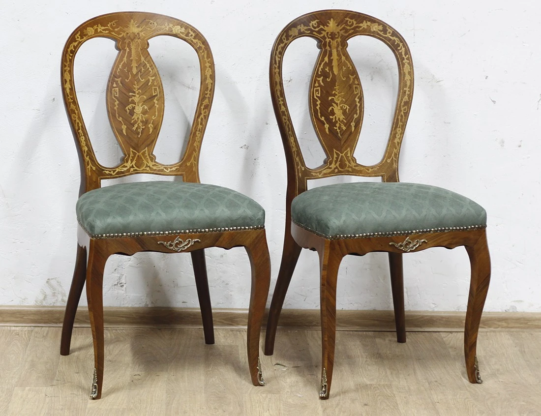 Реставрация стульев красного дерева