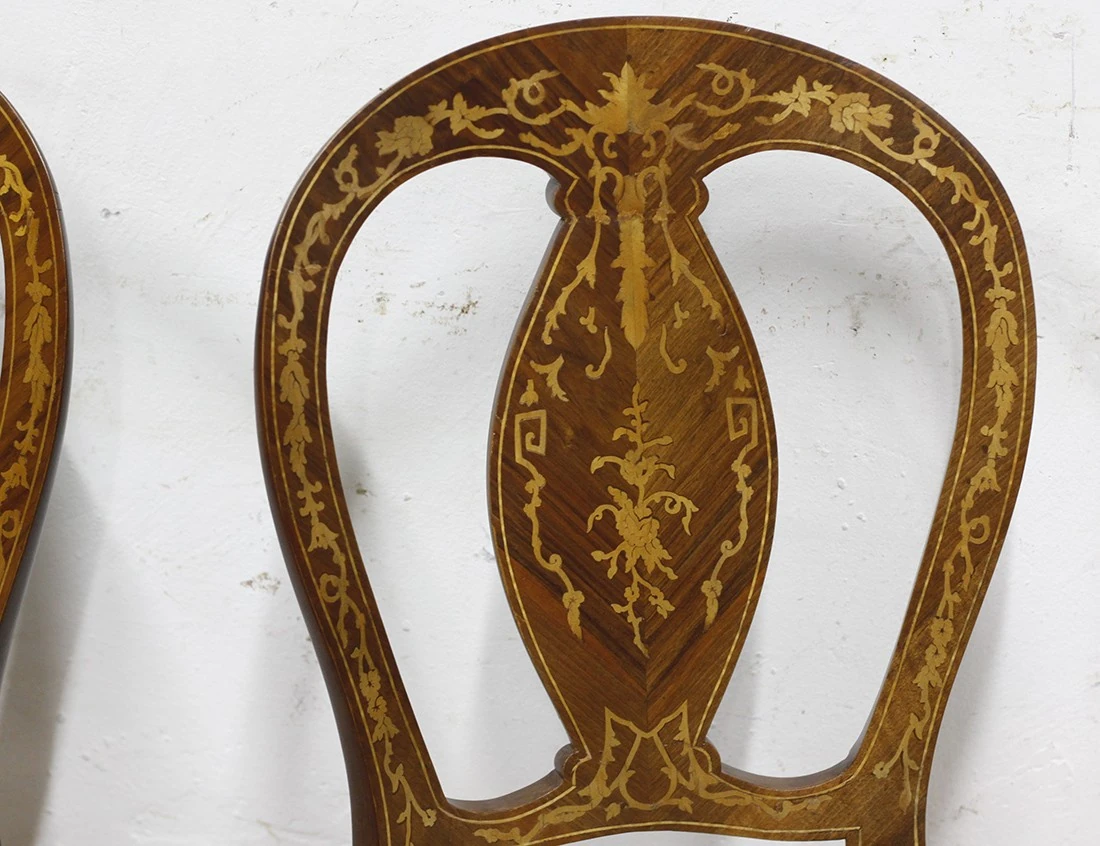 Реставрация стульев красного дерева