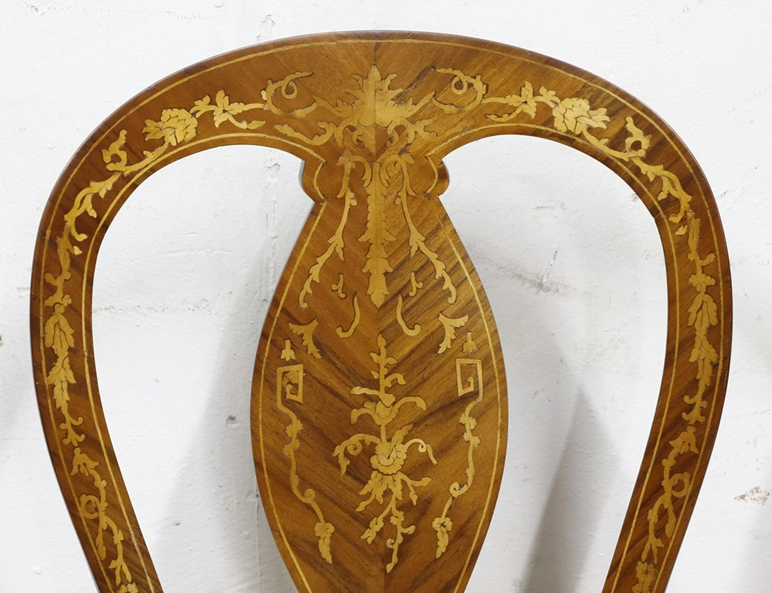 Реставрация стульев красного дерева