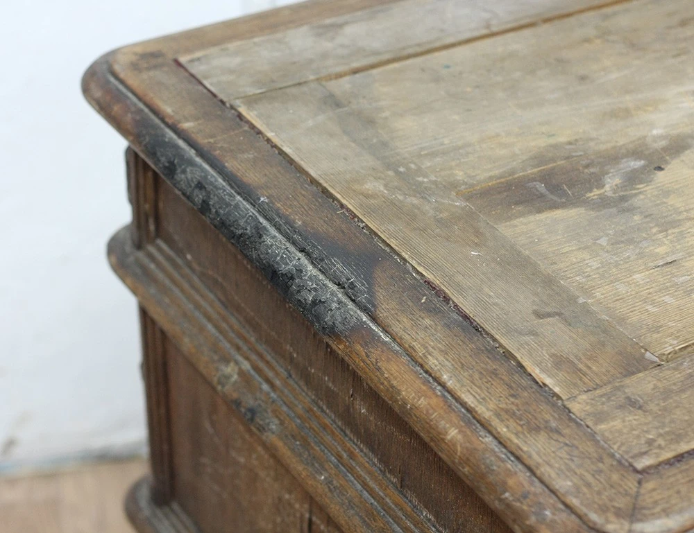 Реставрация дубового письменного стола