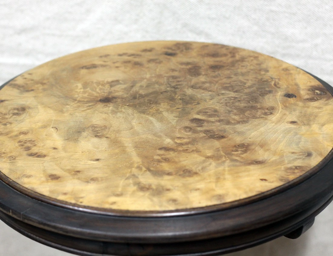 Реставрация ореховой подставки 19 века