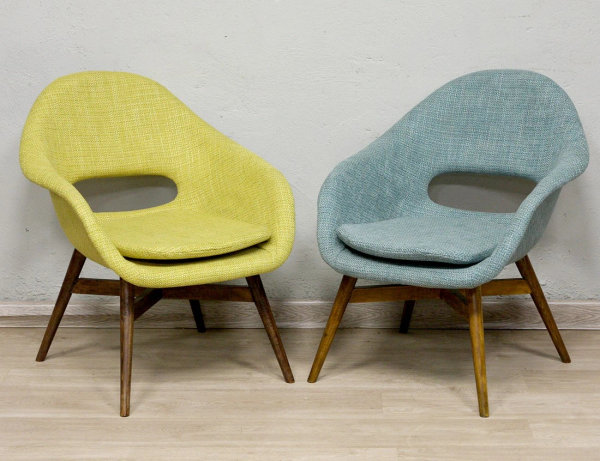 Реставрация кресел ракушек