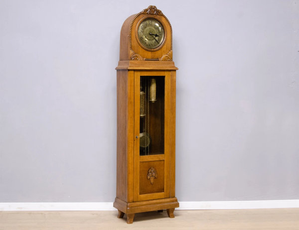 Реставрация антикварных напольных часов FMS